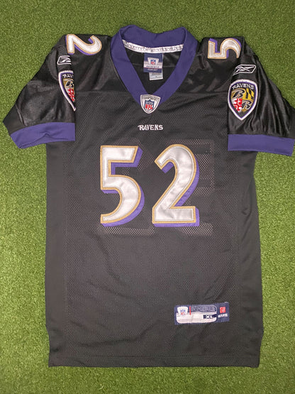 2002-2012 Baltimore Ravens - Ray Lewis #52 - Authentic Stitched - Vintage NFL Jersey (Youth XL)