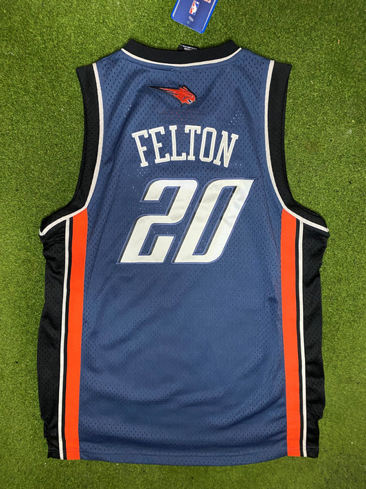 2006-2009 Charlotte Bobcats - Raymond Felton #20 - Adidas NWT - Vintage NBA Jersey (Youth XL) - Gametime Vintage