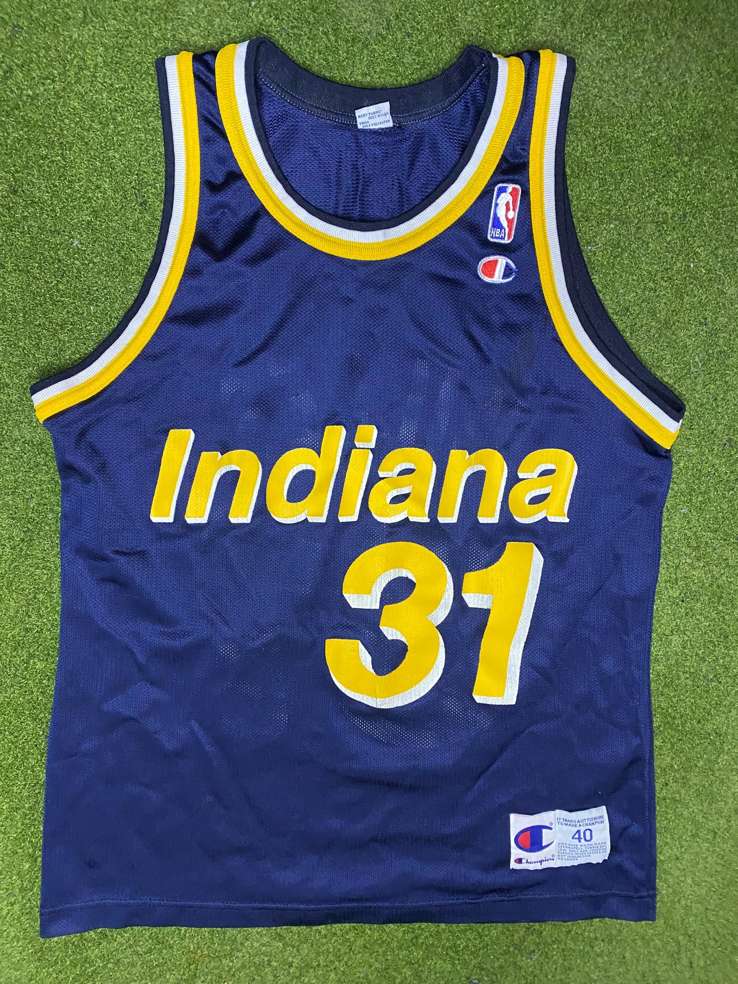 90s Indiana Pacers - Reggie Miller #31 - Vintage NBA Jersey (40) Gametime Vintage