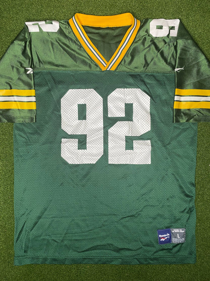 1993-1998 Green Bay Packers - Reggie White #92 - Vintage NFL Jersey (Large)