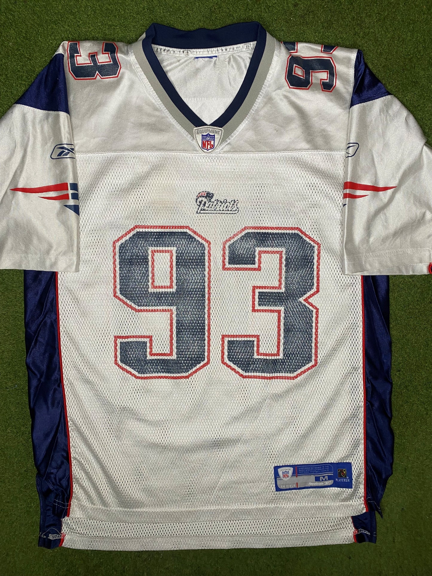 2002-2008 New England Patriots - Richard Seymour #93 - Vintage NFL Jersey (Medium)