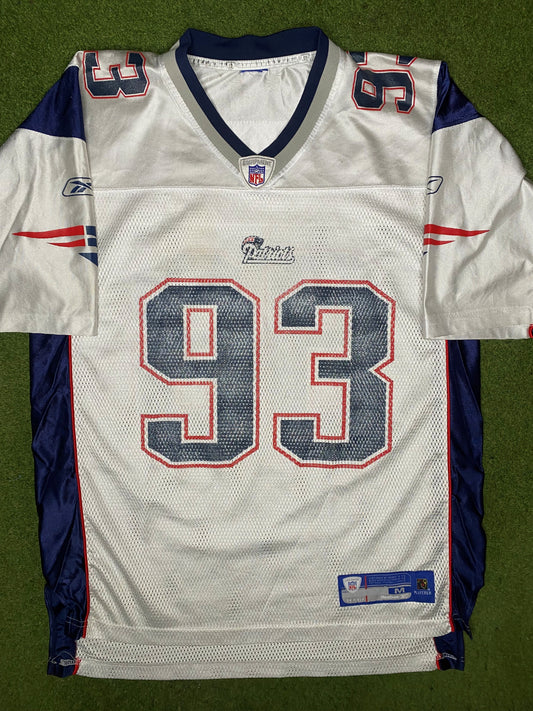 2002-2008 New England Patriots - Richard Seymour #93 - Vintage NFL Jersey (Medium)