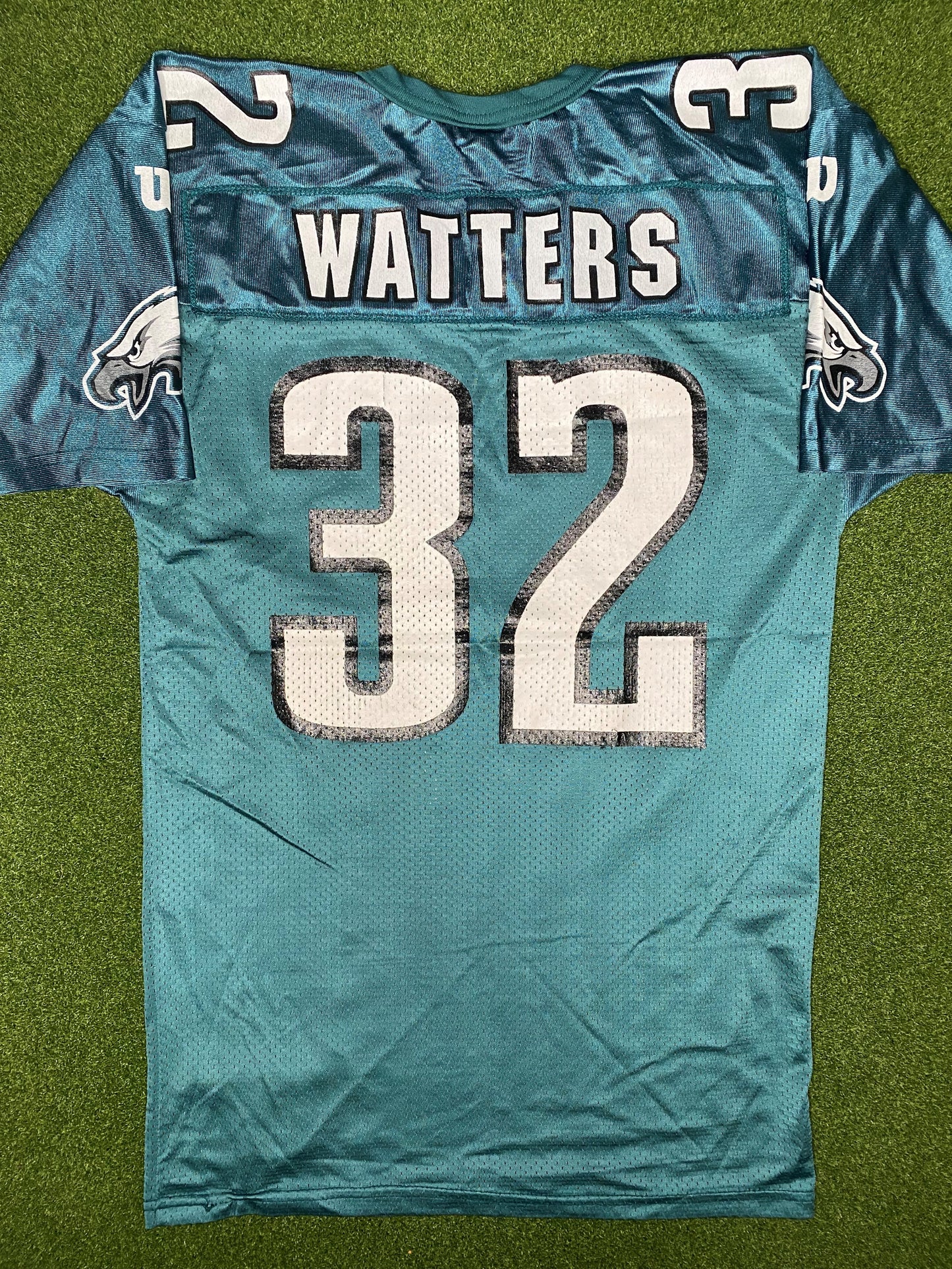 1995-1997 Philadelphia Eagles - Ricky Watters #32 - Vintage NFL Jersey (Medium)