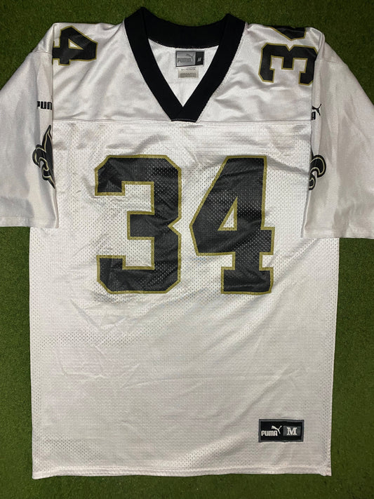1999-2001 New Orleans Saints - Ricky Williams #34 - Puma - Vintage NFL Jersey (Medium) - Gametime Vintage