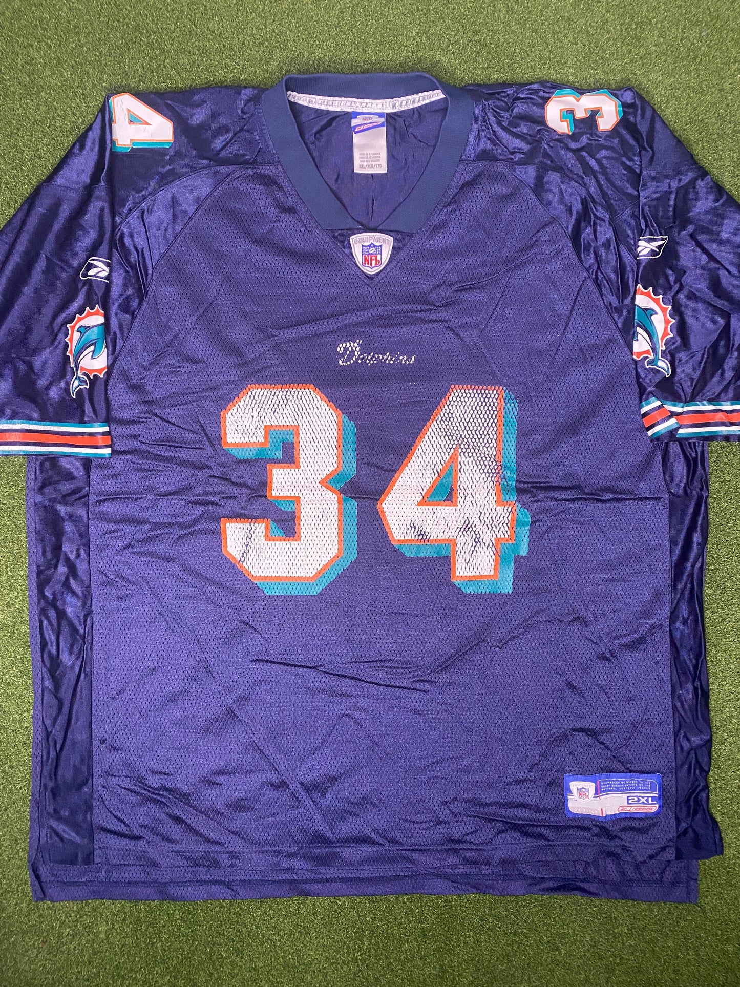 2002-2010 Miami Dolphins - Ricky Williams #34 - Vintage NFL Jersey (2XL)