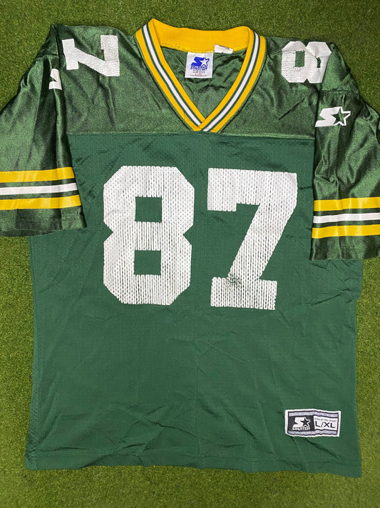 1992-1998 Green Bay Packers - Robert Brooks #87 - Champion - Vintage NFL Jersey (Youth XL) - Gametime Vintage