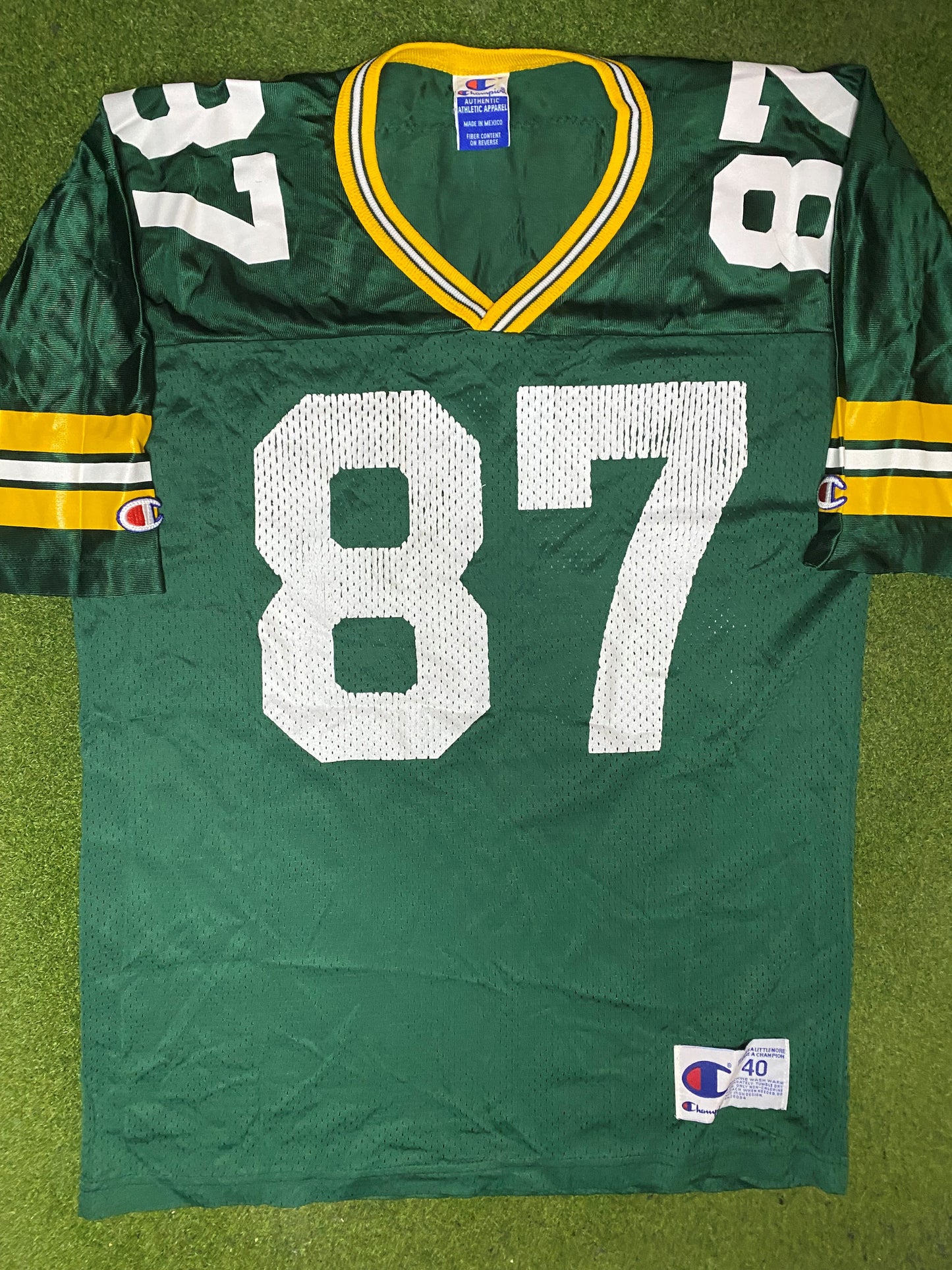 1992-1998 Green Bay Packers - Robert Brooks #87 - Champion - Vintage NFL Jersey (40) - Gametime Vintage