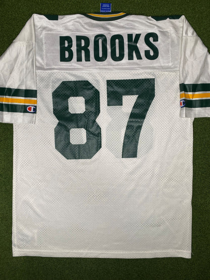 1992-1998 Green Bay Packers - Robert Brooks #87 - Vintage NFL Jersey (44)