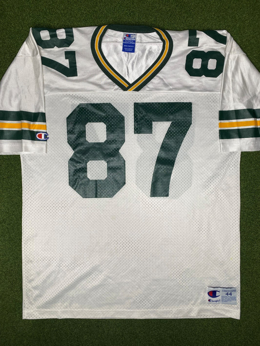 1992-1998 Green Bay Packers - Robert Brooks #87 - Vintage NFL Jersey (44)