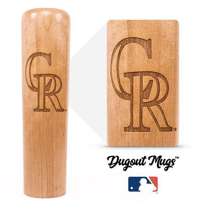 Colorado Rockies "CR" Dugout Mug® | Baseball Bat Mug Collective