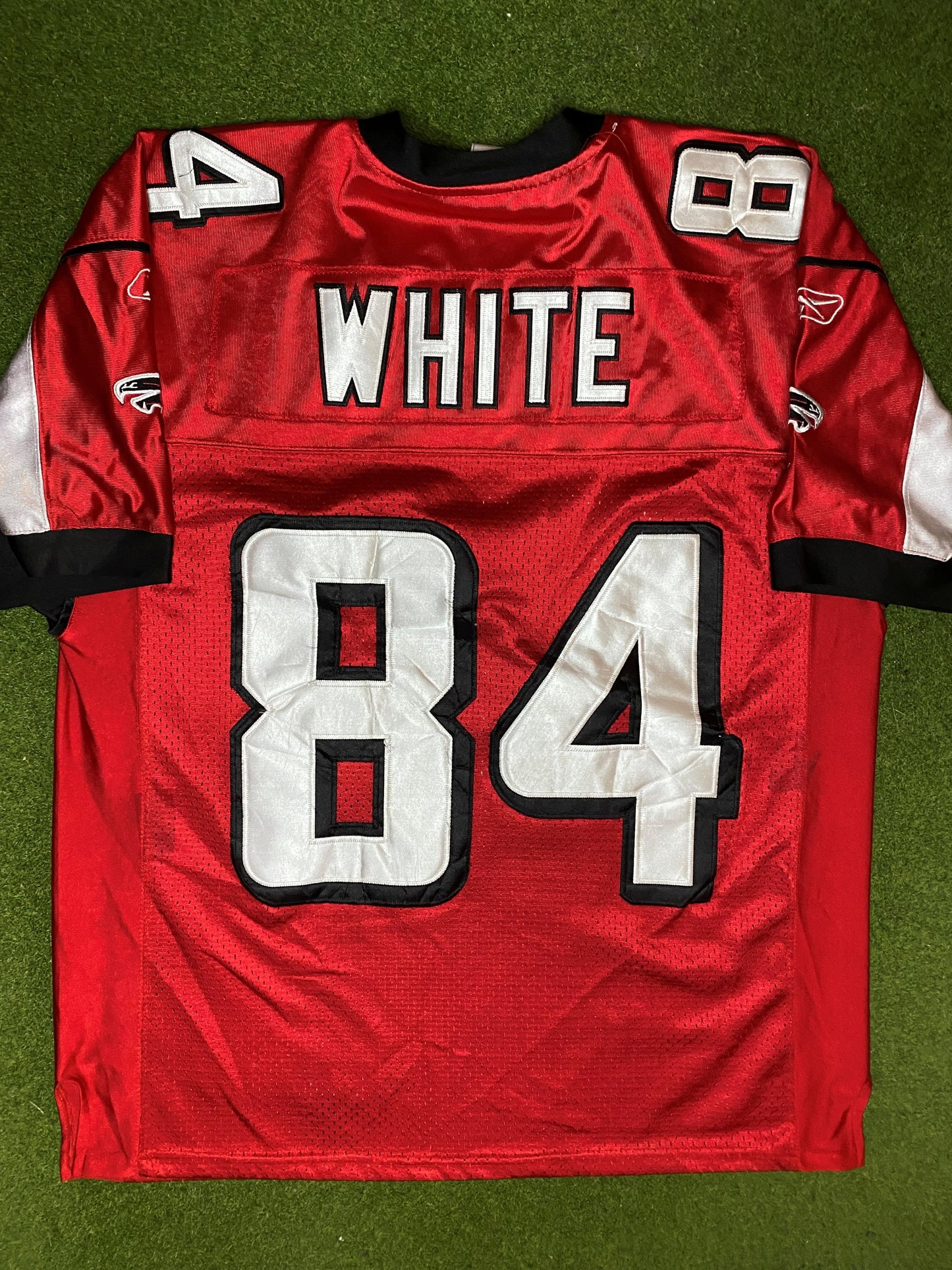 00s Atlanta Falcons - Roddy White #84 - Reebok Authentic Stitched - Vintage NFL Jersey (48) Gametime Vintage