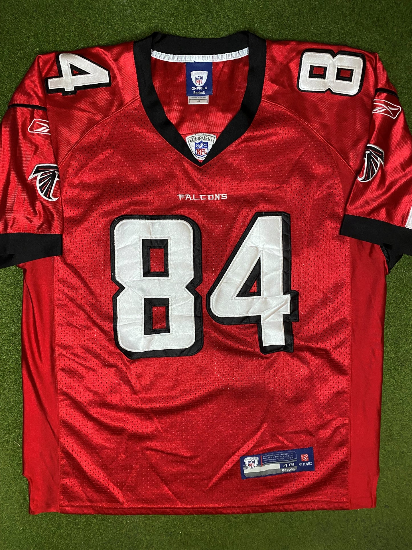 00s Atlanta Falcons - Roddy White #84 - Reebok Authentic Stitched - Vintage NFL Jersey (48) Gametime Vintage