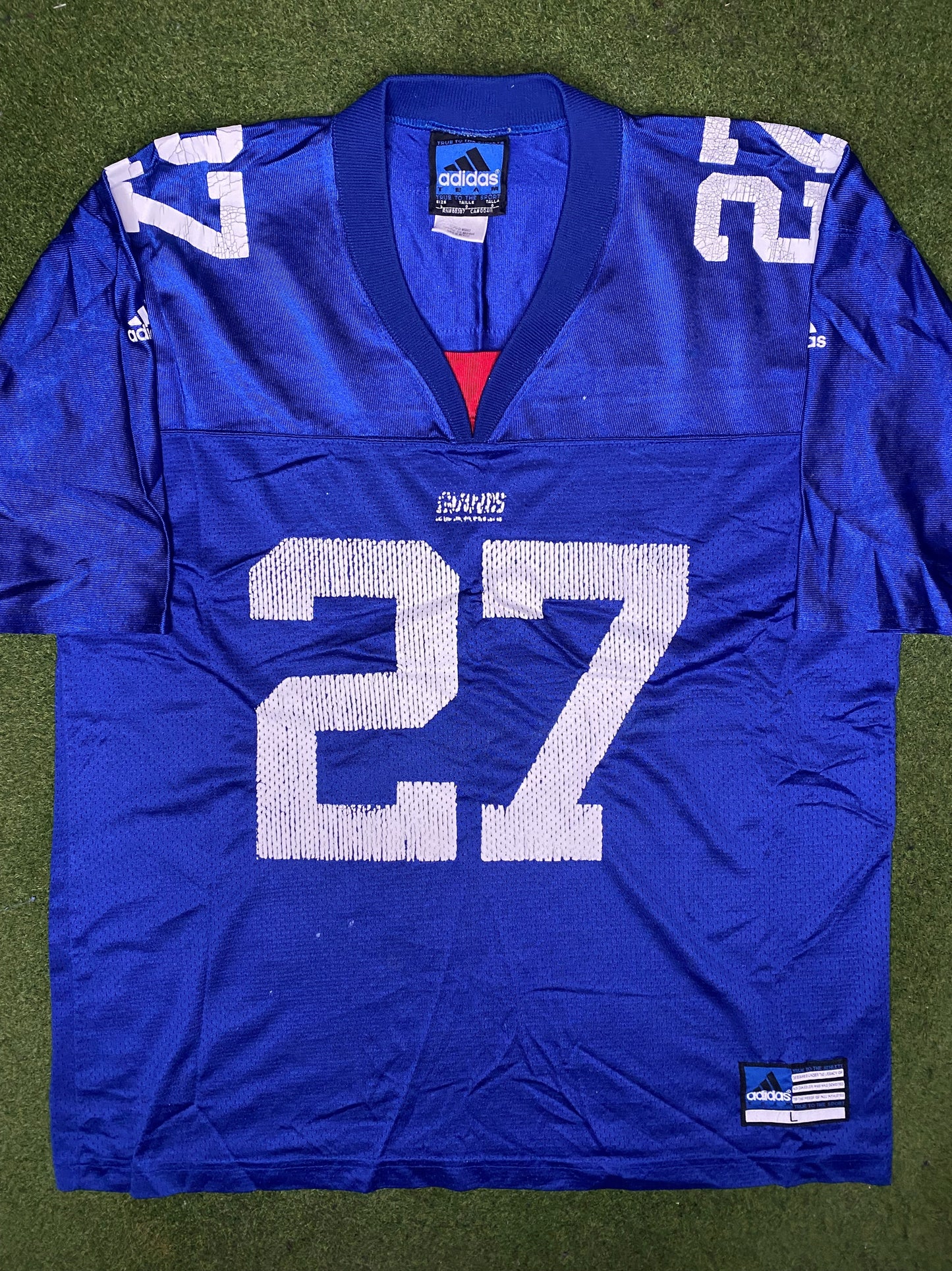 2000-2001 New York Giants - Ron Dayne #27 - Vintage NFL Jersey (Large)