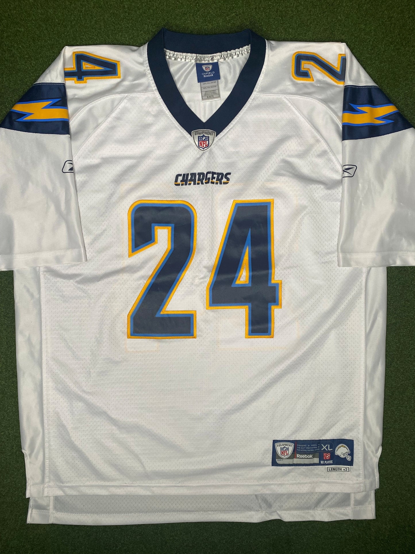 2010-2013 San Diego Chargers - Ryan Matthews #24 - On Field Stitched - Vintage NFL Jersey (XL)