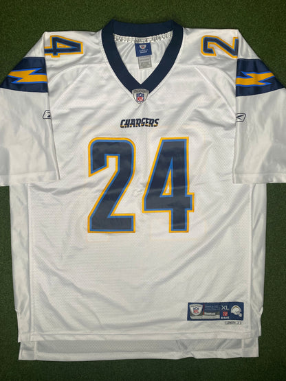 2010-2013 San Diego Chargers - Ryan Matthews #24 - On Field Stitched - Vintage NFL Jersey (XL)