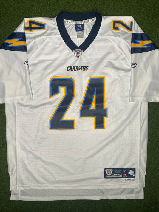 2010-2013 San Diego Chargers - Ryan Matthews #24 - On Field Stitched - Vintage NFL Jersey (XL)