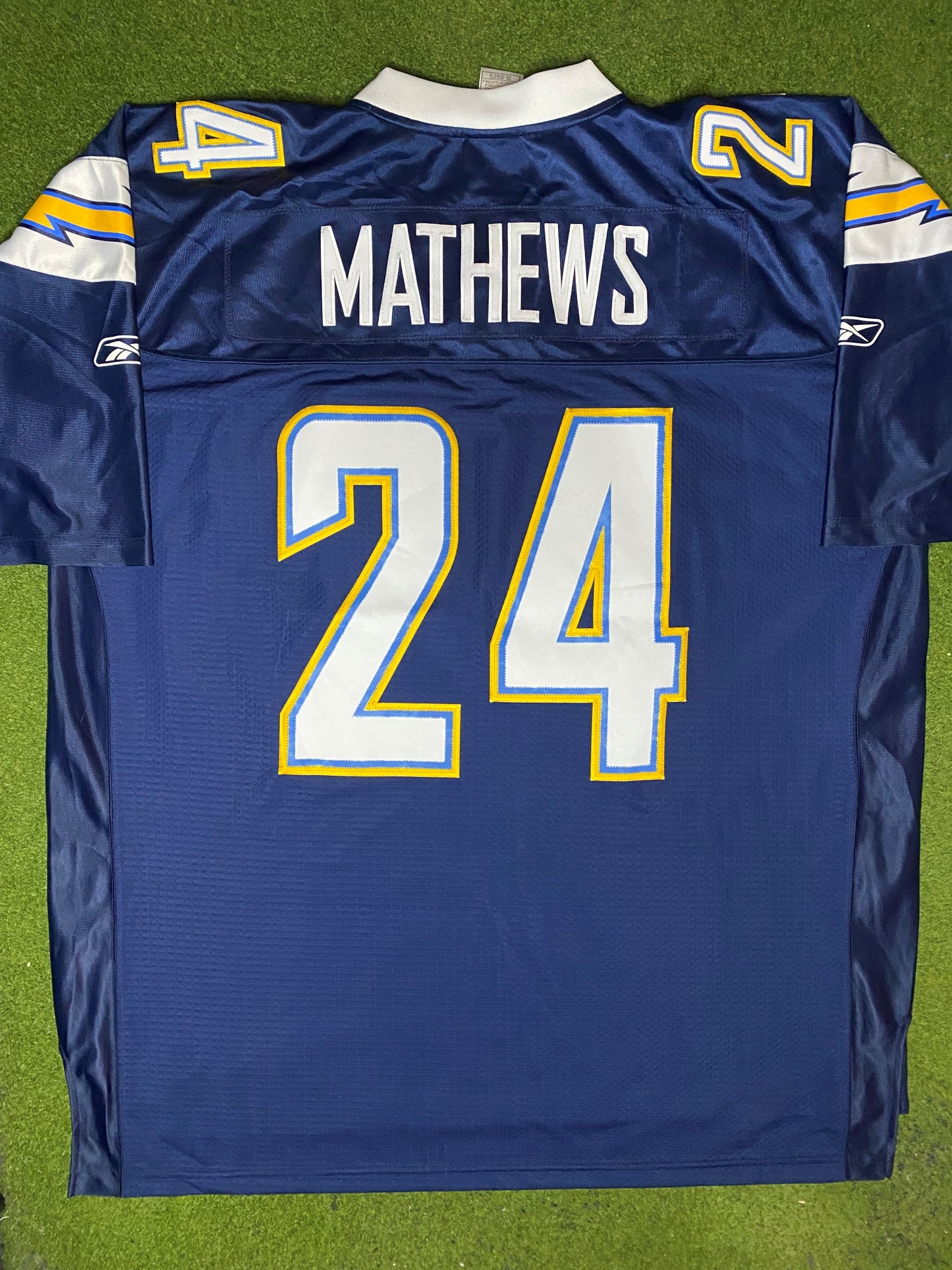 2010-2013 San Diego Chargers - Ryan Matthews #24 - On Field Stitched - Vintage NFL Jersey (2XL) - Gametime Vintage
