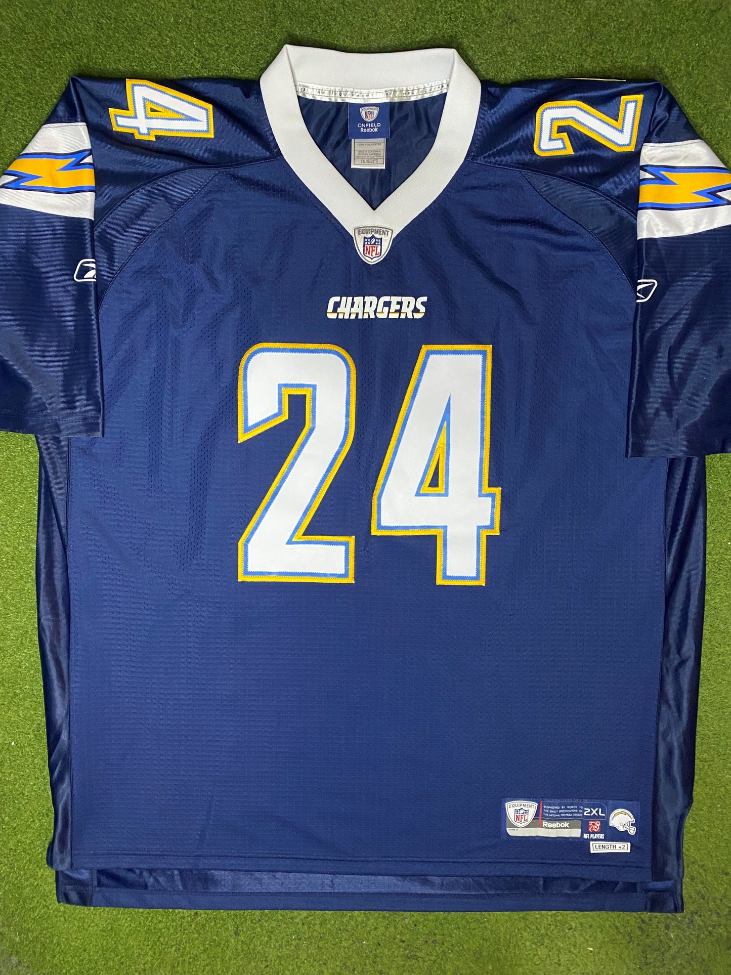 2010-2013 San Diego Chargers - Ryan Matthews #24 - On Field Stitched - Vintage NFL Jersey (2XL) - Gametime Vintage