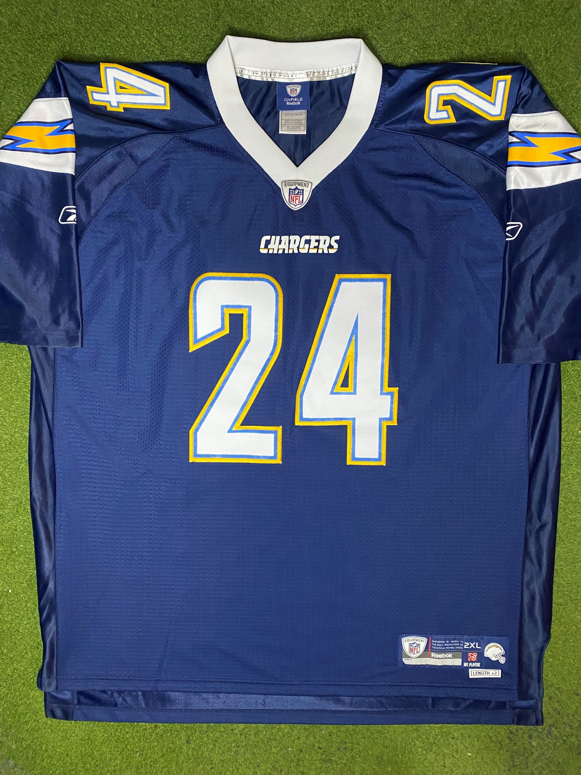 2010-2013 San Diego Chargers - Ryan Matthews #24 - On Field Stitched - Vintage NFL Jersey (2XL) - Gametime Vintage