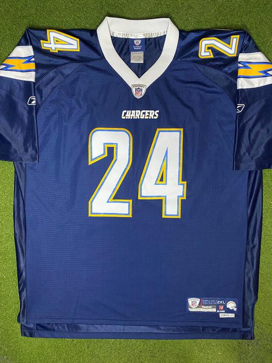 2010-2013 San Diego Chargers - Ryan Matthews #24 - On Field Stitched - Vintage NFL Jersey (2XL) - Gametime Vintage