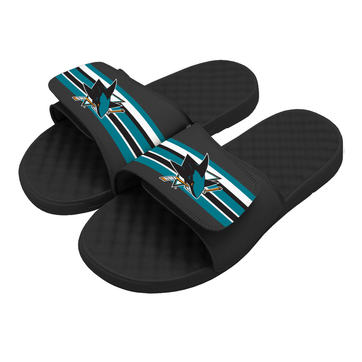 San Jose Sharks Stripes Slides