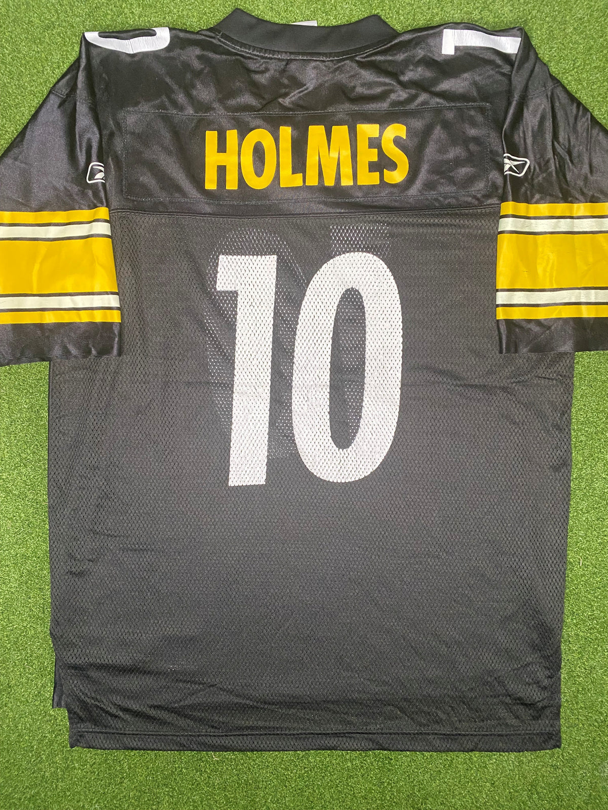 2006-2009 Pittsburgh Steelers - Santonio Holmes #10 - Vintage NFL Jersey (Large)