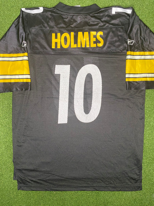 2006-2009 Pittsburgh Steelers - Santonio Holmes #10 - Vintage NFL Jersey (Large)
