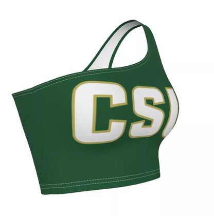 Colorado State Green One Shoulder Top