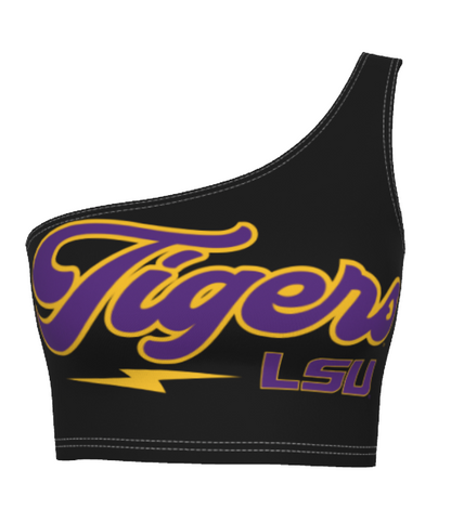 LSU Lightning One Shoulder Top