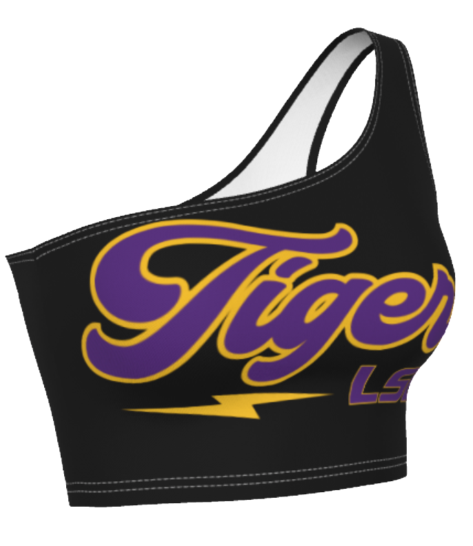 LSU Lightning One Shoulder Top