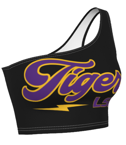LSU Lightning One Shoulder Top