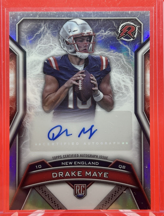2024 Topps Resurgence Drake Maye #RRSDM Auto Rookie RC Football Card