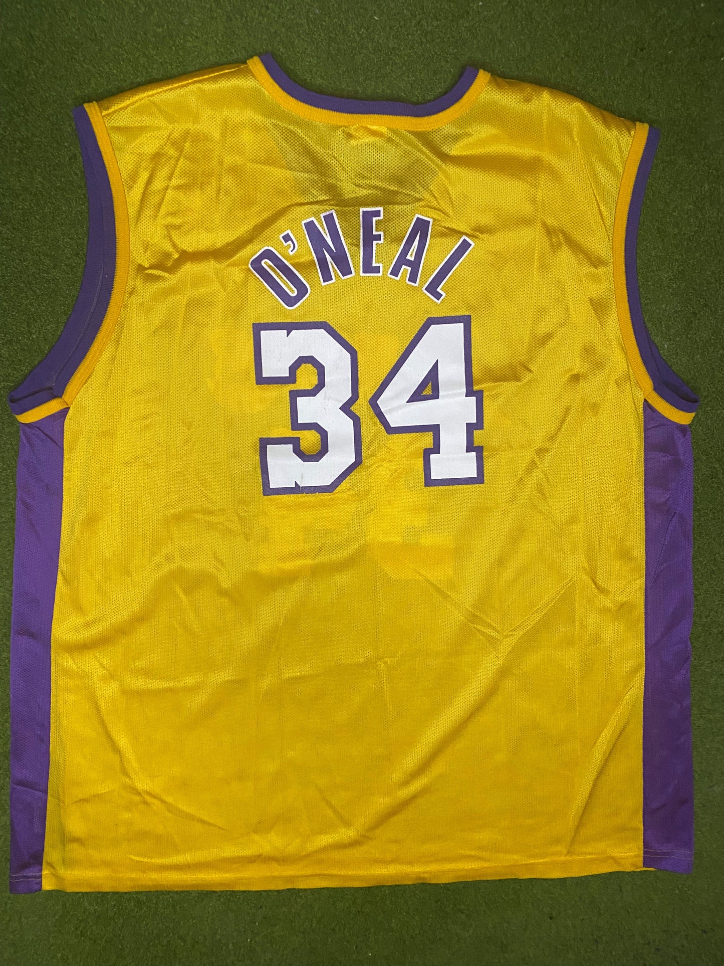 1996-2002 Los Angeles Lakers - Shaquille O'Neal #34 - Vintage NBA Jersey (48) - Gametime Vintage