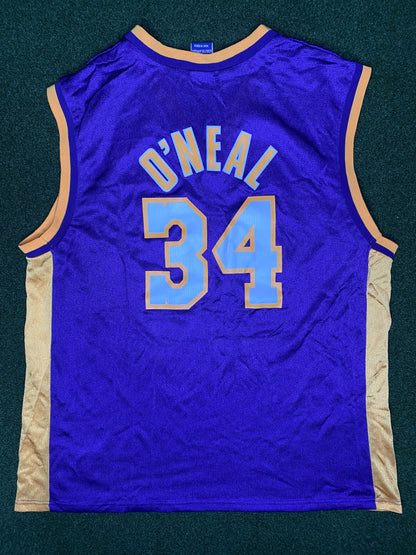 1996-2002 Los Angeles Lakers - Shaquille O'Neal #34 - Vintage NBA Jersey (40)