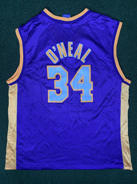 1996-2002 Los Angeles Lakers - Shaquille O'Neal #34 - Vintage NBA Jersey (40)