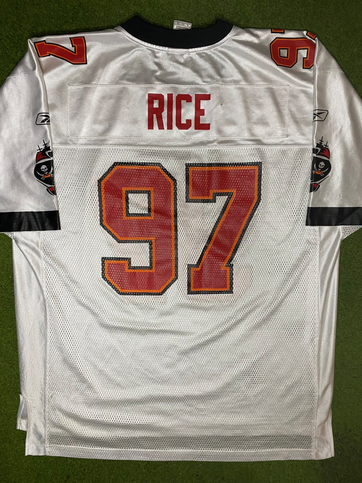 2002-2006 Tampa Bay Buccaneers - Simeon Rice #97 - Reebok - Vintage NFL Jersey (XL) Gametime Vintage