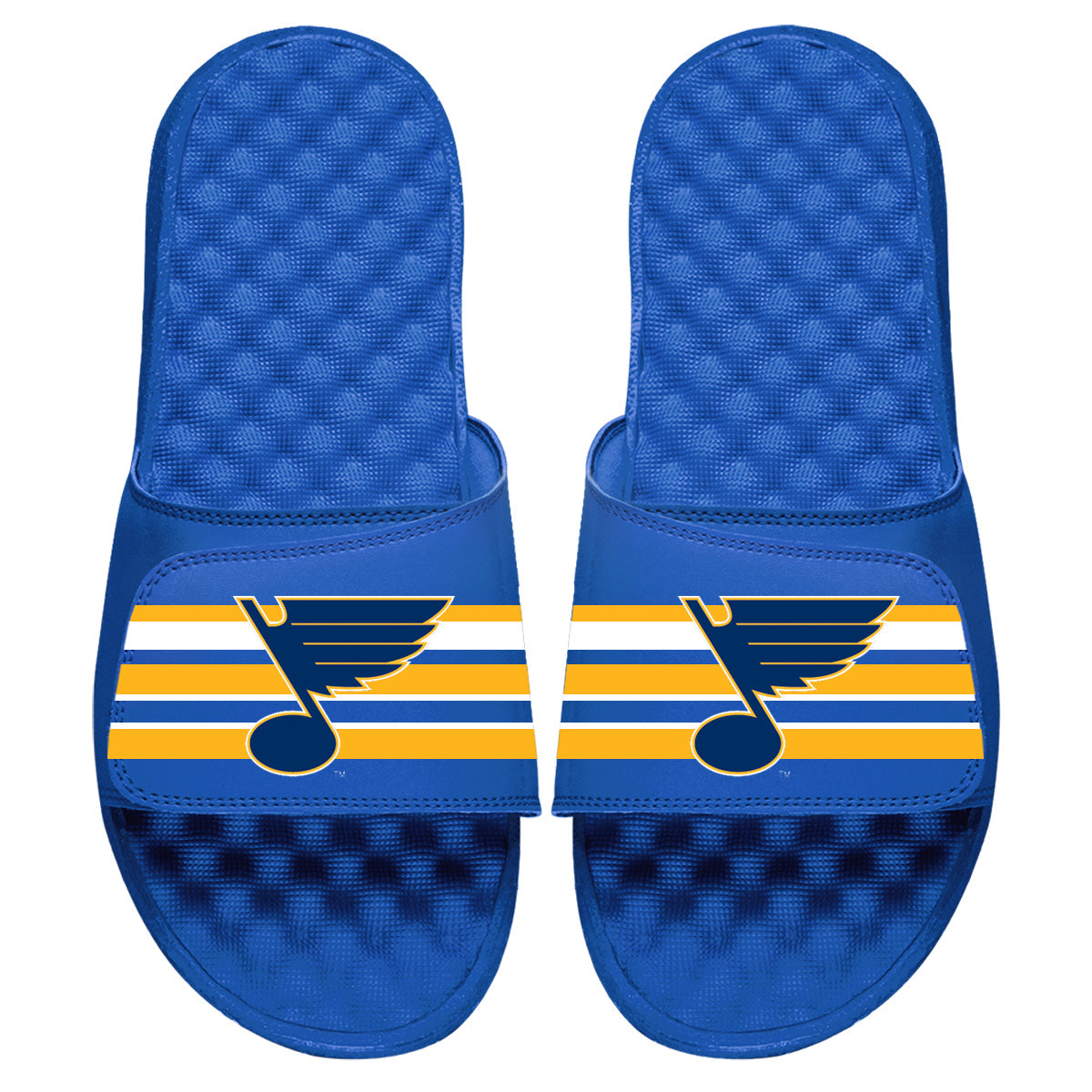 St Louis Blues Stripes Slides