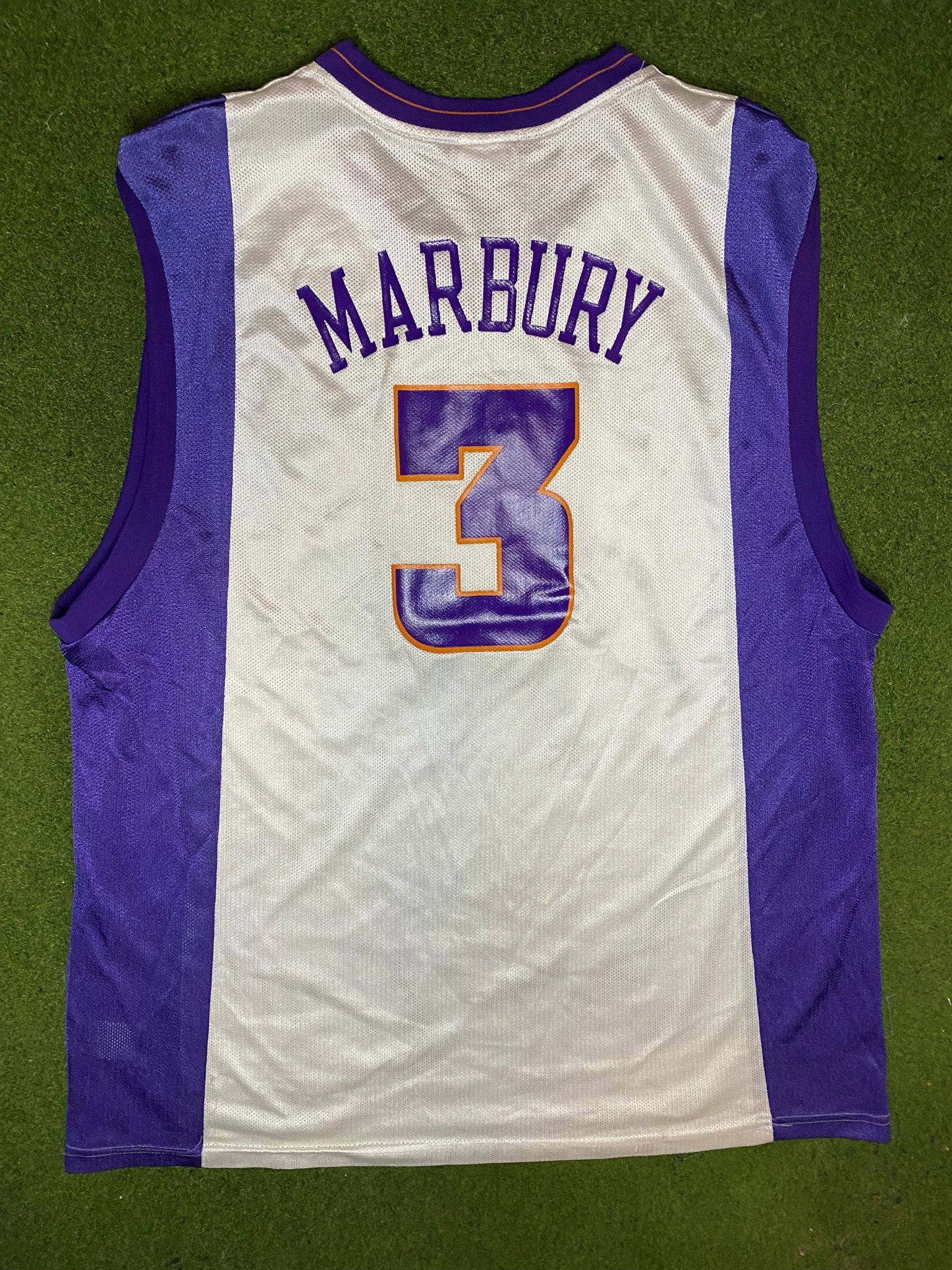 2001-2004 Phoenix Suns - Stephon Marbury #3 - Reebok - Vintage NBA Jersey (XL) 