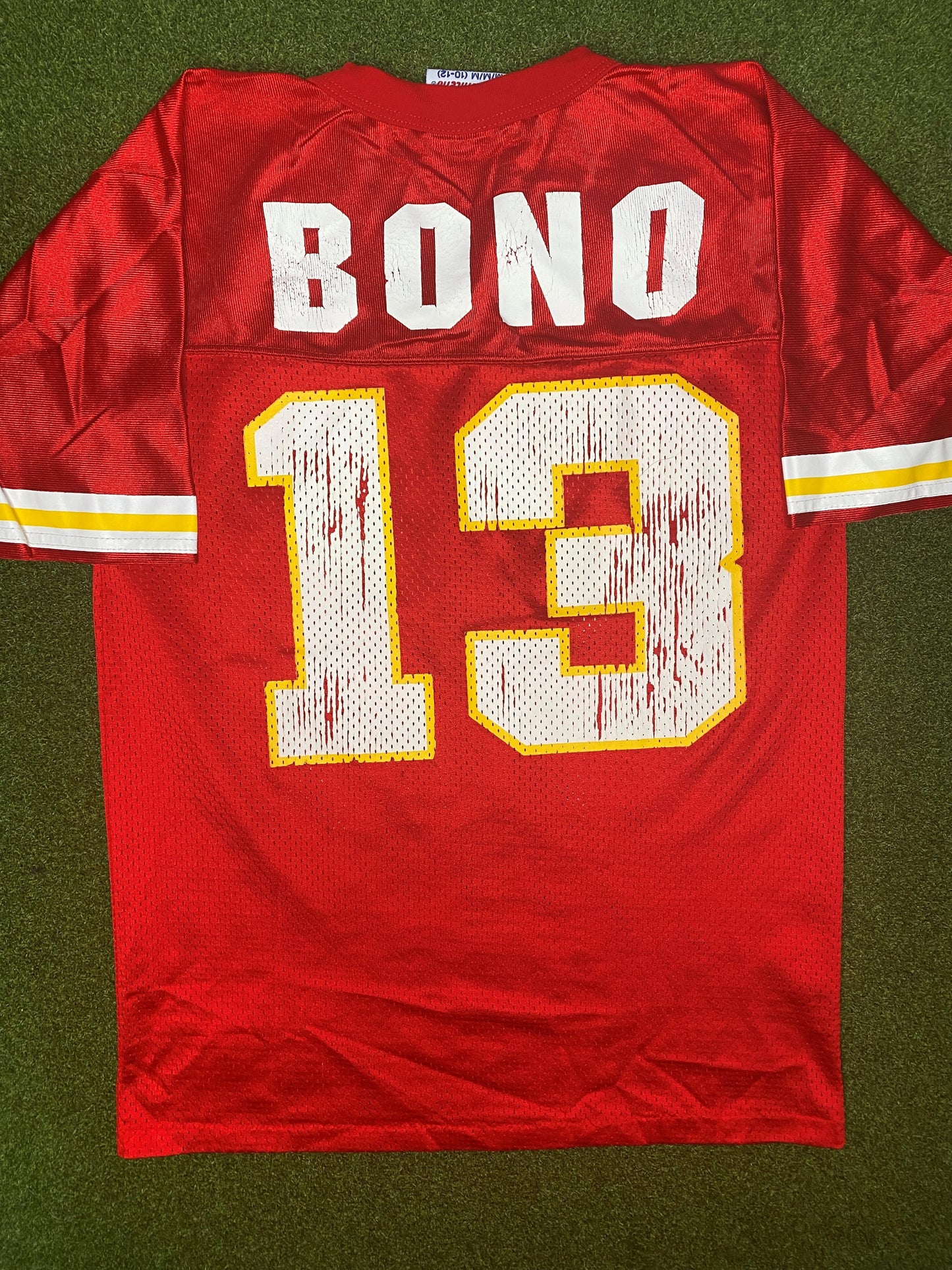 1994-1996 Kansas City Chiefs - Steve Bono #13 - Vintage NFL Jersey (Youth Medium)