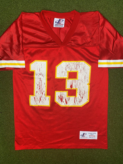 1994-1996 Kansas City Chiefs - Steve Bono #13 - Vintage NFL Jersey (Youth Medium)
