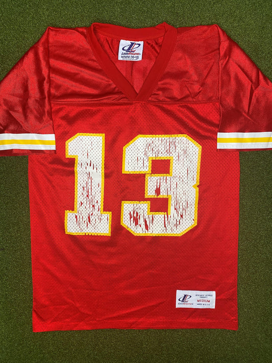 1994-1996 Kansas City Chiefs - Steve Bono #13 - Vintage NFL Jersey (Youth Medium)