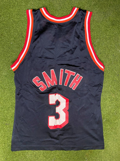 90s Miami Heat - Steve Smith #3 - Champion - Vintage NBA Jersey (36)