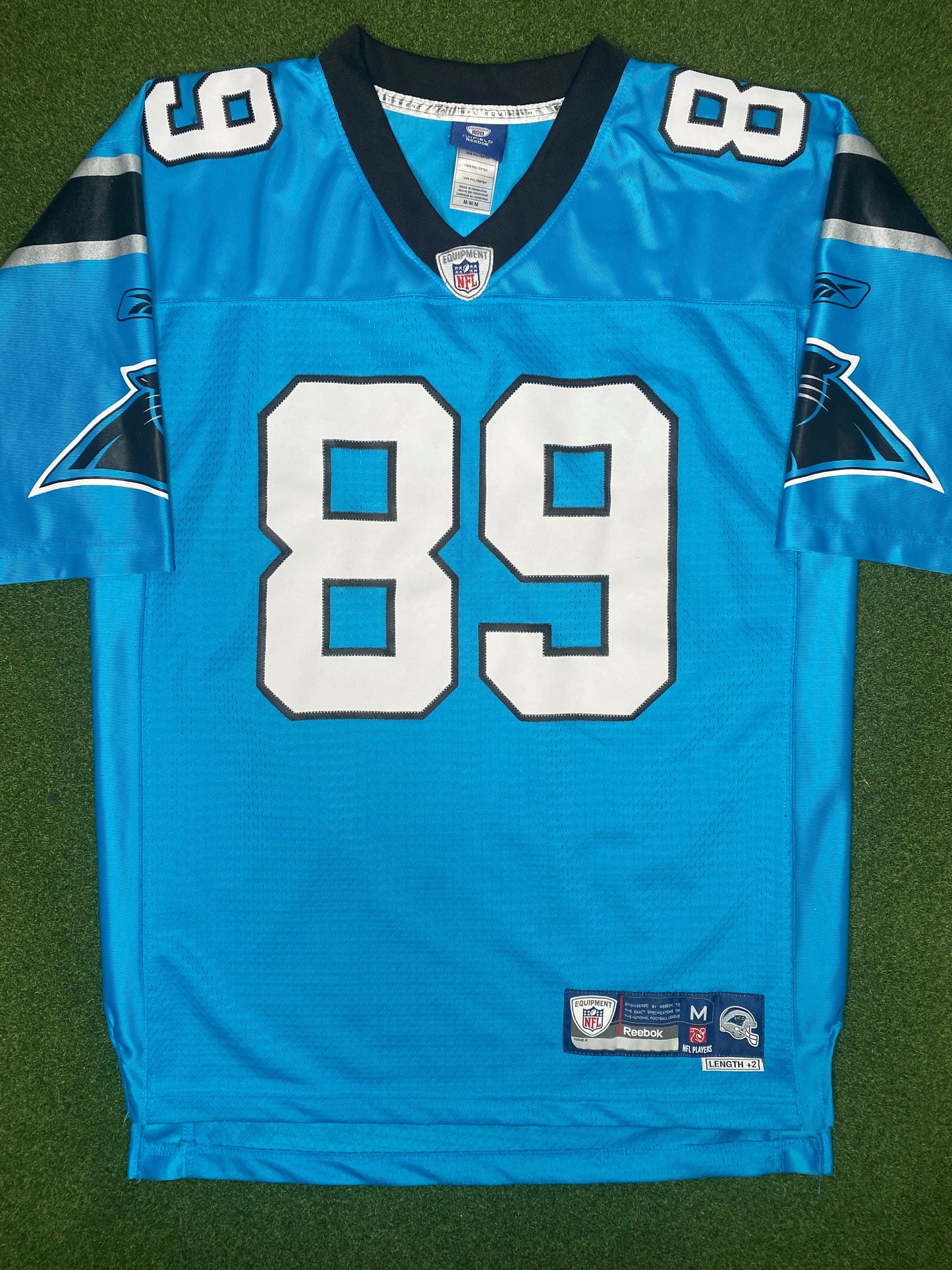 2002-2012 Carolina Panthers - Steve Smith Sr #89 - On Field Stitched - Vintage NFL Jersey (Medium)