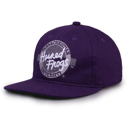 TCU Horned Frogs Retro Circle Snapback Hat