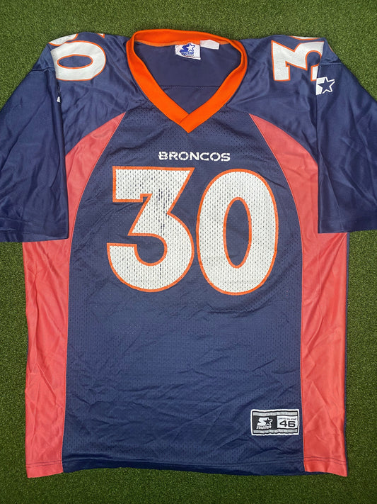 1995-2001 Denver Broncos - Terrell Davis #30 - Vintage NFL Jersey (46)
