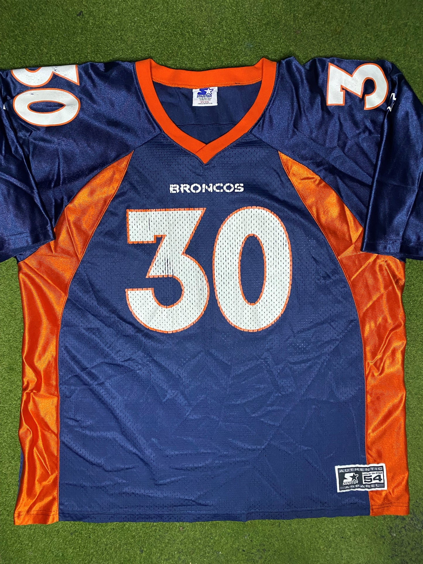 1995-2001 Denver Broncos - Terrell Davis #30 - Vintage NFL Jersey (54) - Gametime Vintage