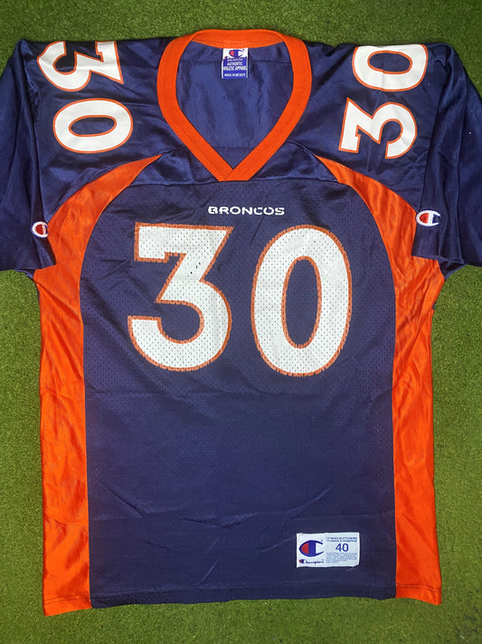 1995-2001 Denver Broncos - Terrell Davis #30 - Vintage NFL Jersey (40) - Gametime Vintage