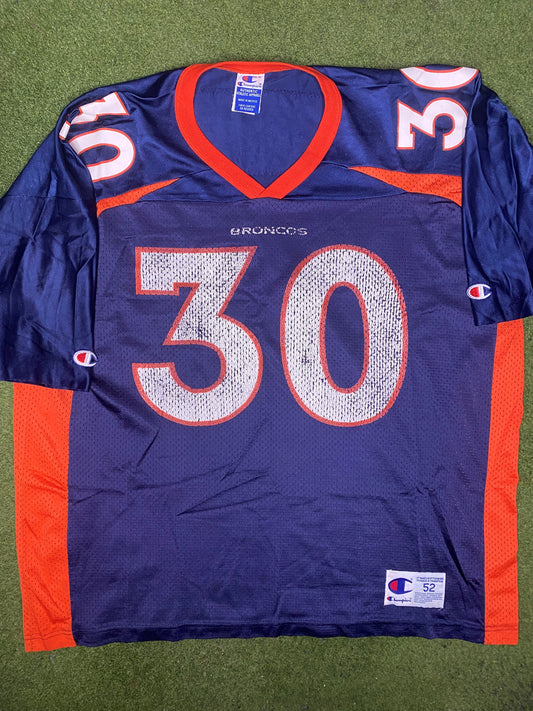 1995-2001 Denver Broncos - Terrell Davis #30 - Vintage NFL Jersey (52)