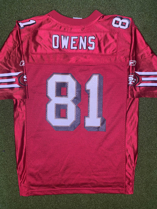 2002-2003 San Francisco 49ers - Terrell Owens #81 - Vintage NFL Jersey (Youth Large)