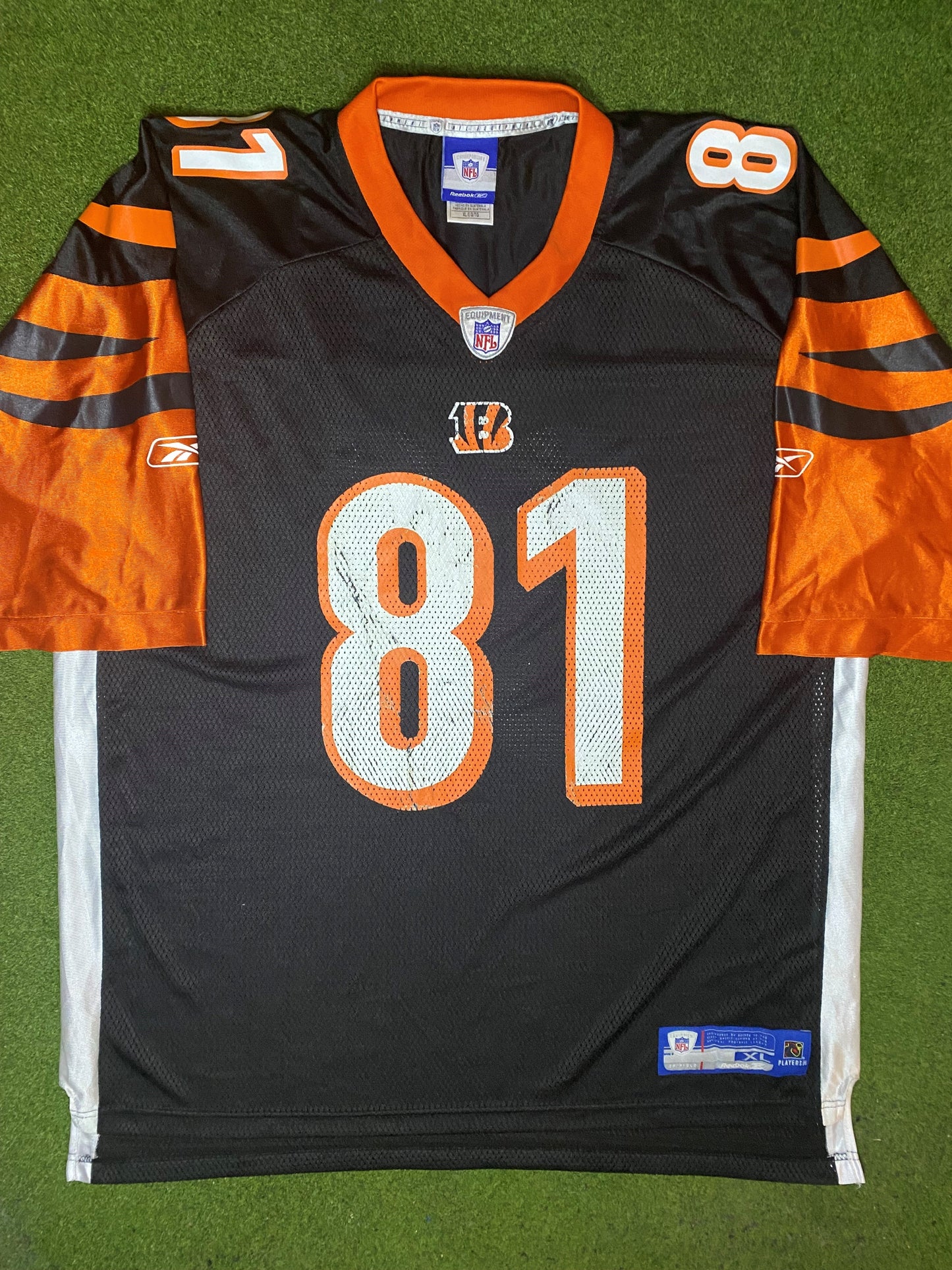 2010 Cincinnati Bengals - Terrell Owens #81 - Reebok - Vintage NFL Jersey (XL) Gametime Vintage